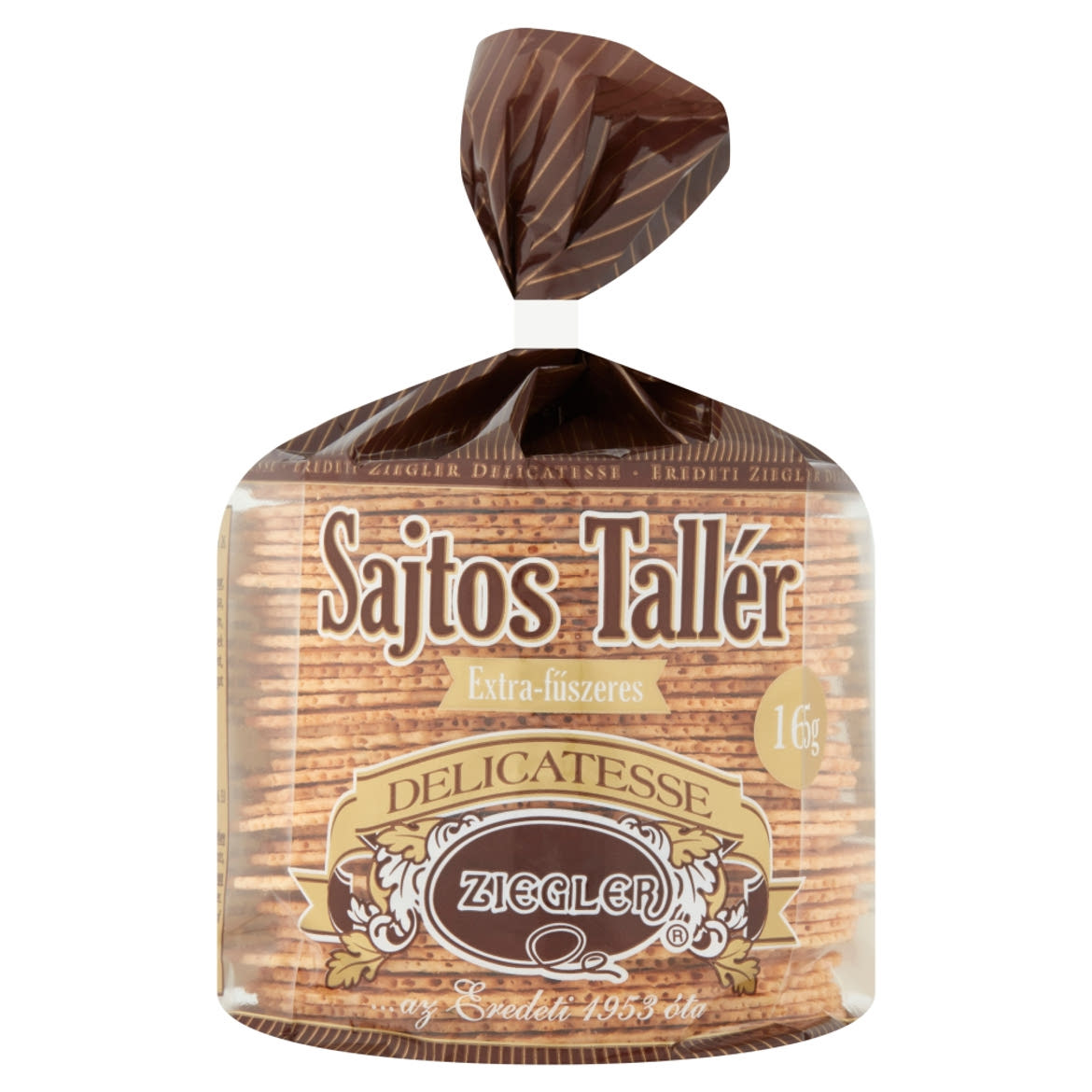 Ziegler extra-fűszeres sajtos tallér 165 g