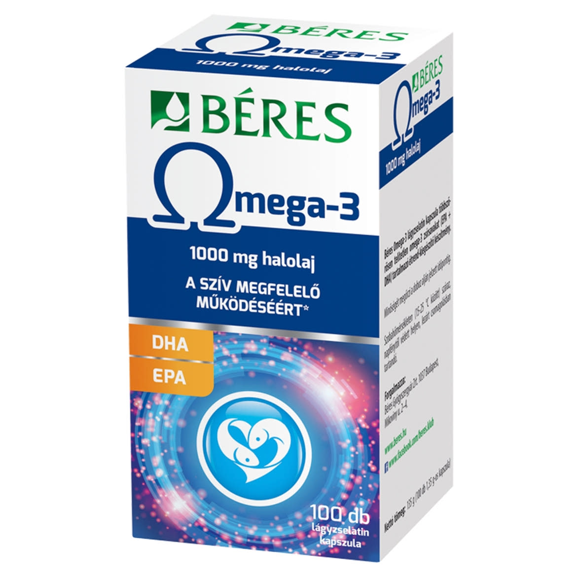 BÃ©res Omega-3 1000 mg halolaj lÃ¡gyzselatin kapszula
