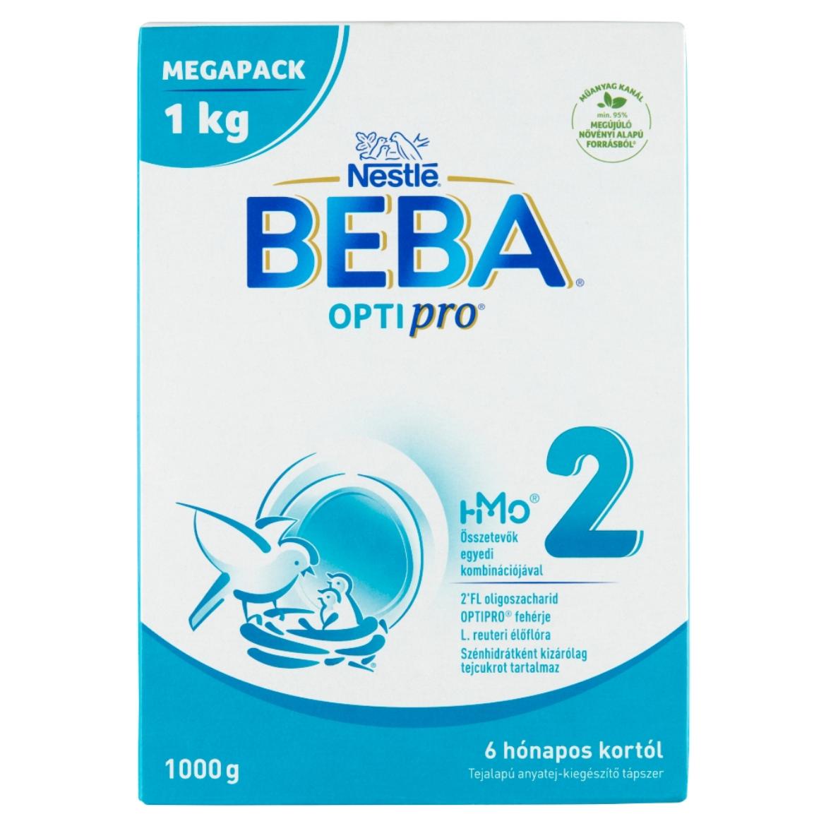 Beba Optipro 2 tejalapú anyatej-kiegészítő tápszer 6 hónapos kortól 2 x  (1000 g)