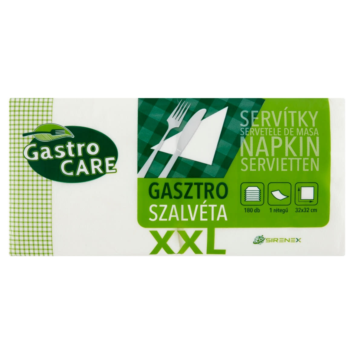 Gastro Care XXL gasztro szalvéta 1 rétegű 32 x 32 cm