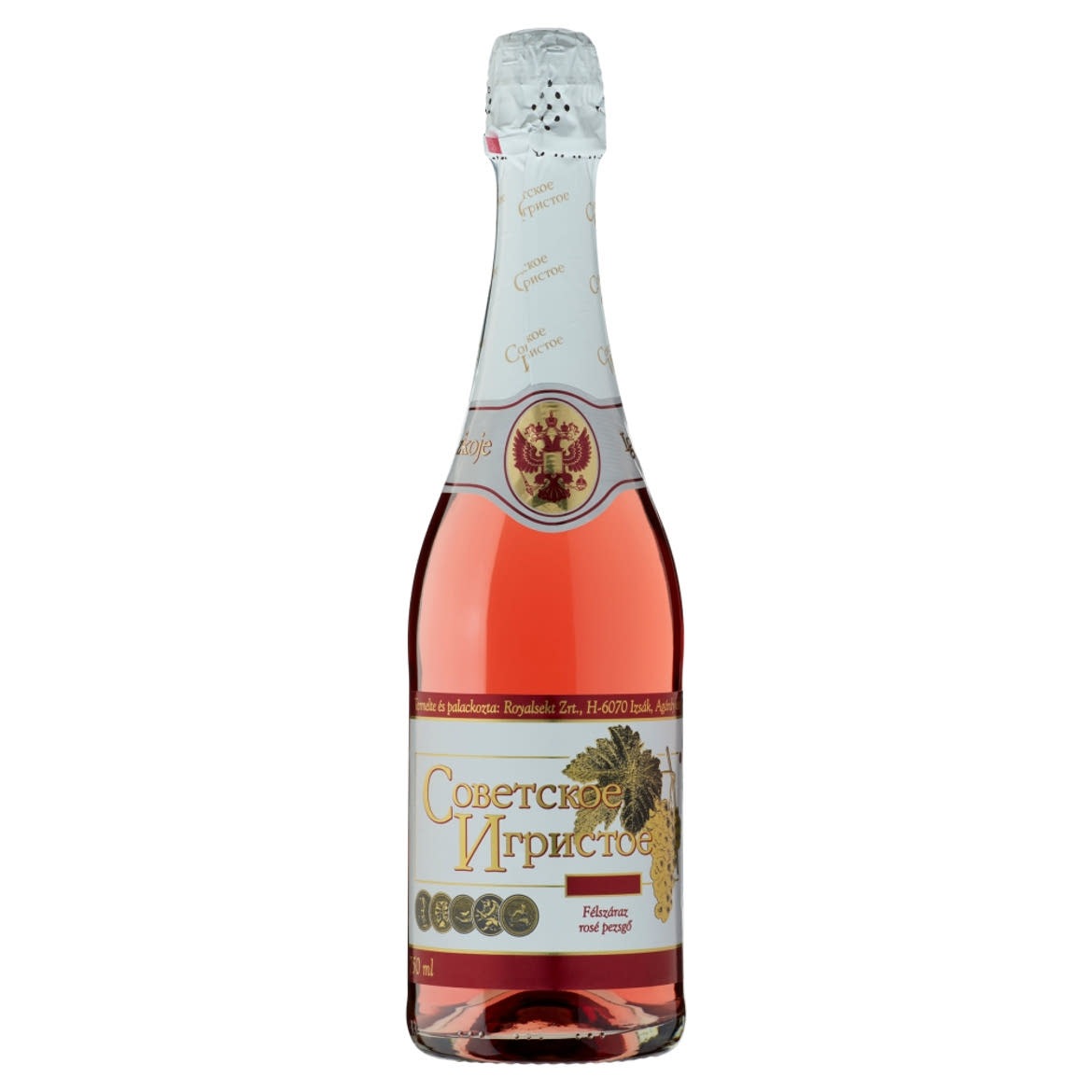 Szovjetszkoje Igrisztoje félszáraz rosé pezsgő 12%