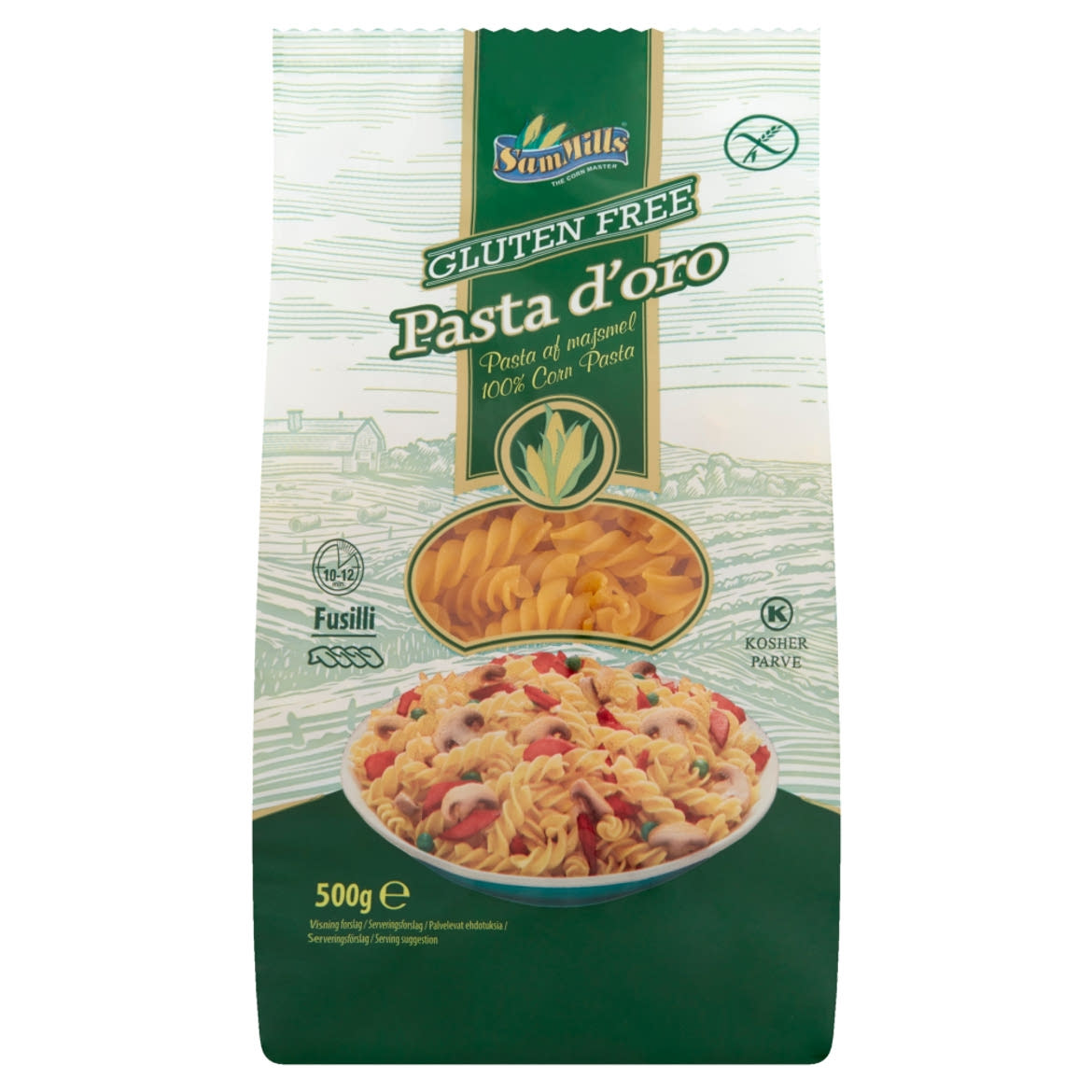 Sam Mills Pasta d'oro Spirál gluténmentes tészta kukoricából