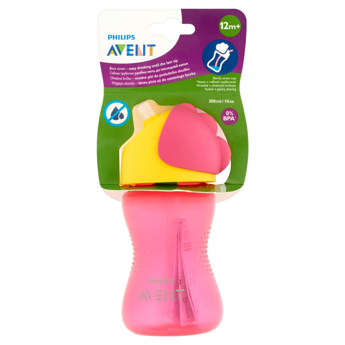 Philips Avent Bendy 300 ml-es szívószálas itatópohárónapos kortól