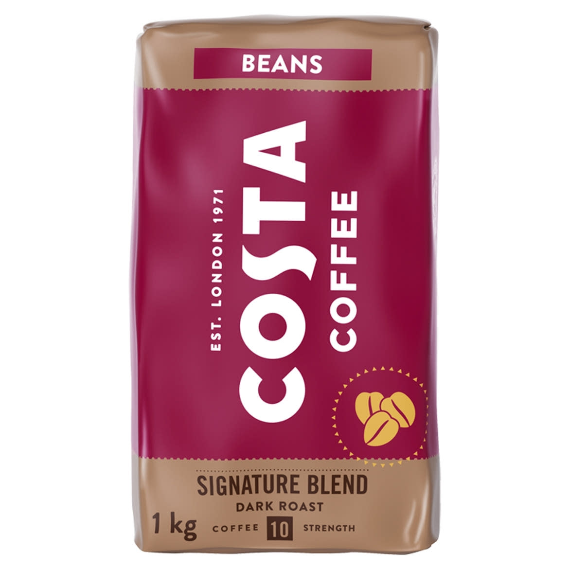 Costa Coffee Signature Blend Dark Roast pörkölt szemes kávé