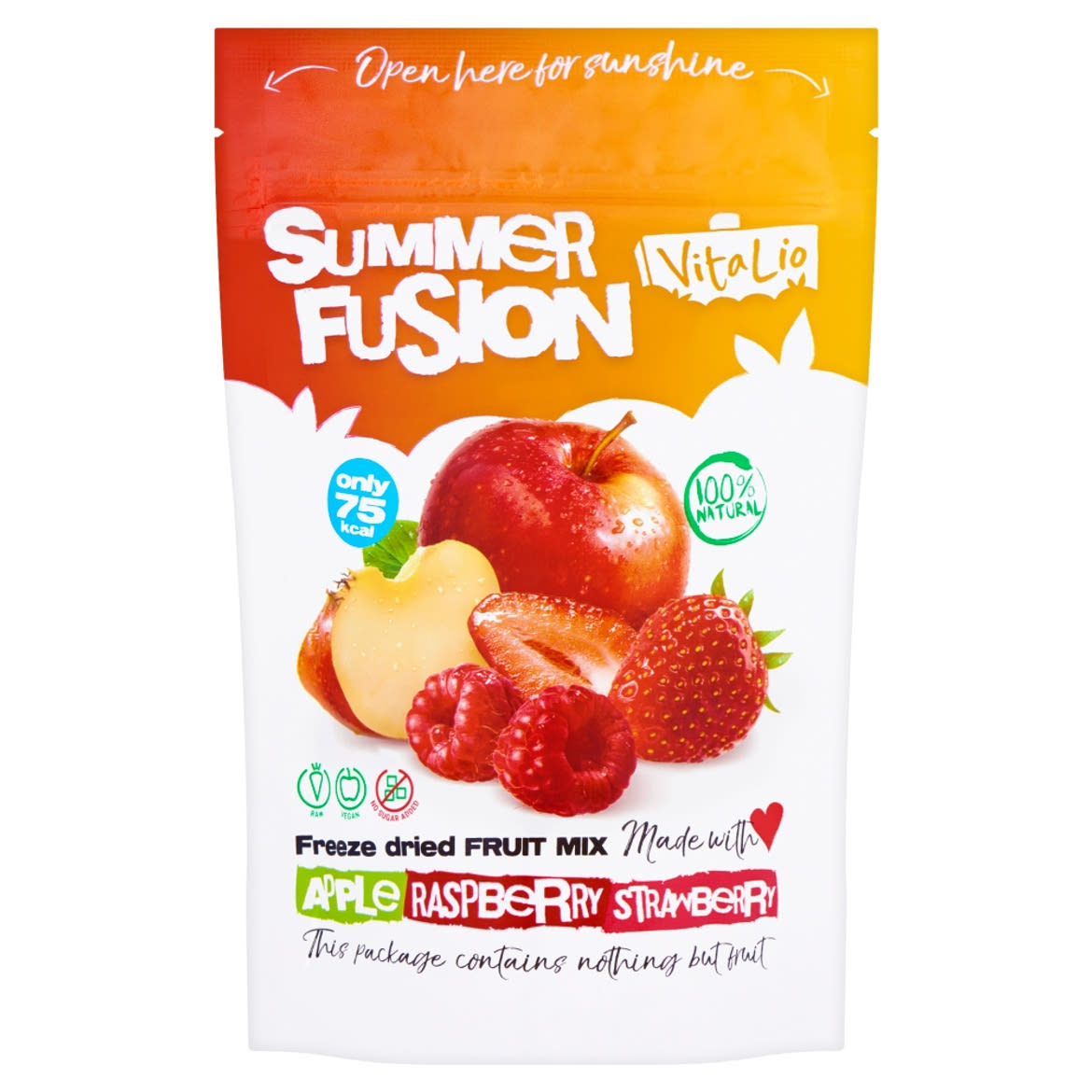 VitaLio Summer Fusion liofilizált gyümölcs mix