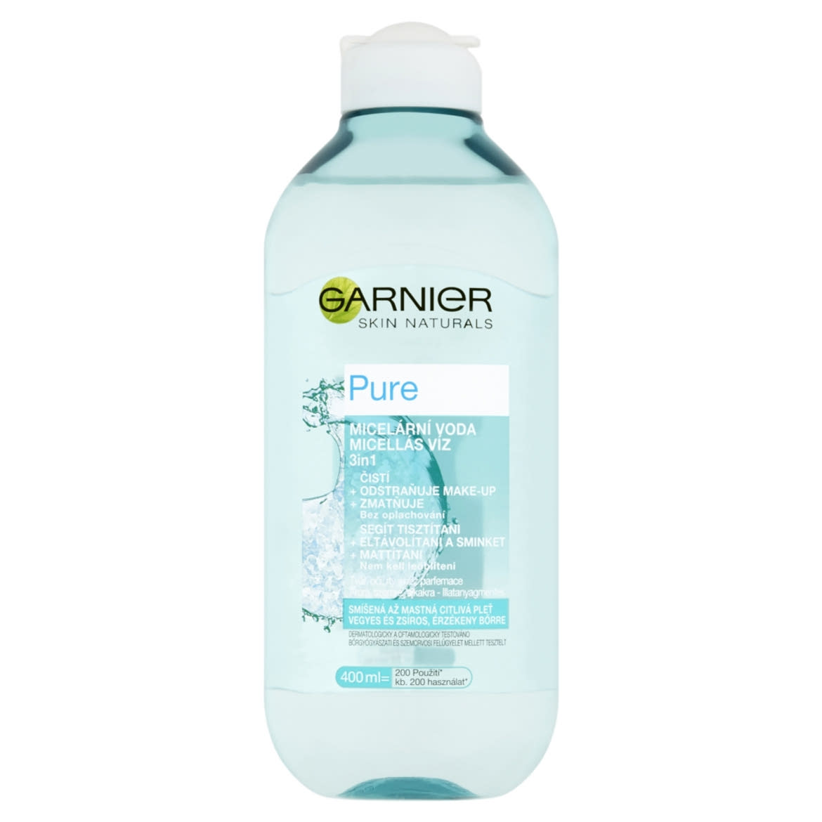 Garnier Skin Naturals Pure 3 in1 Micellás Víz Kombinált Bőrre
