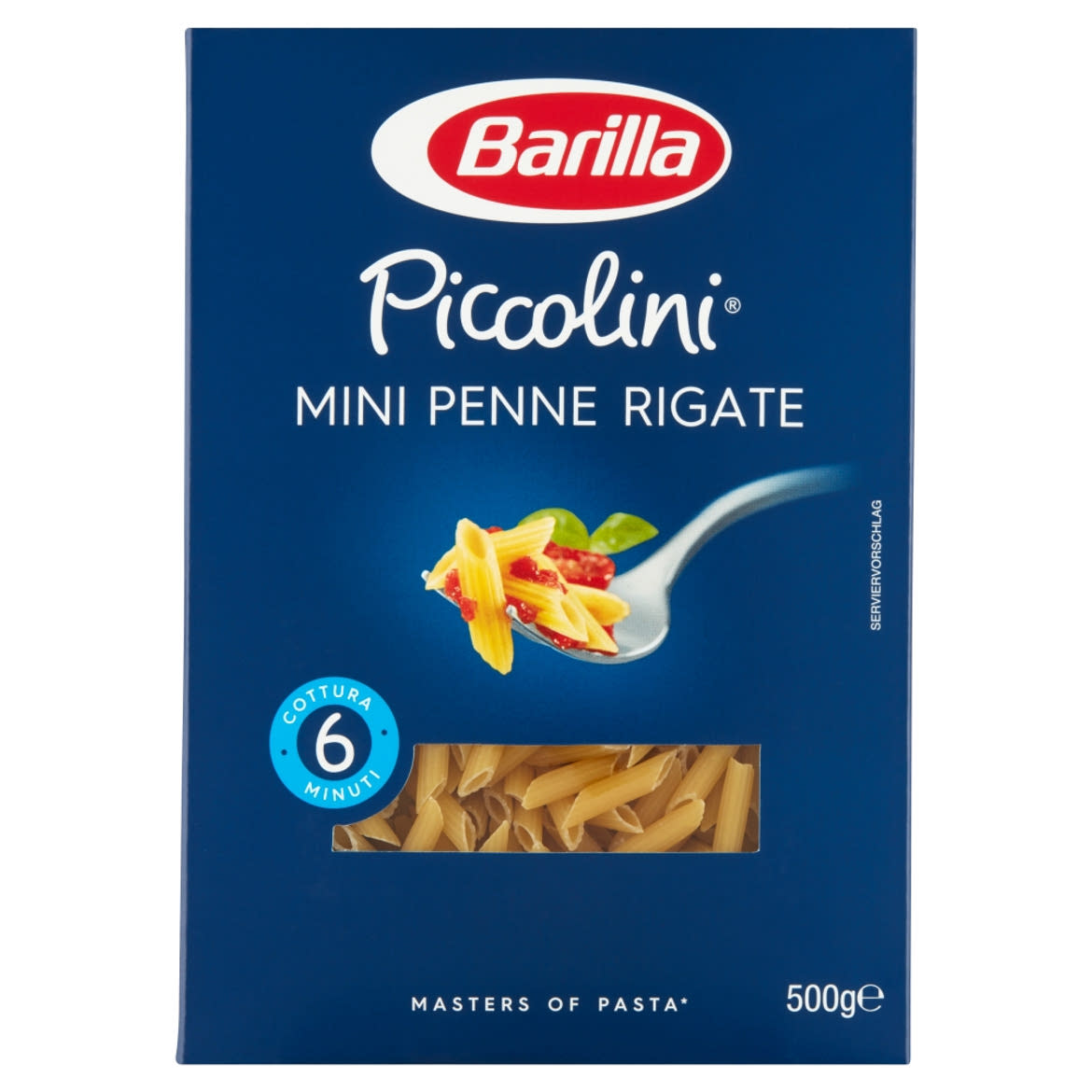 Barilla Piccolini Mini Penne Rigate apró durum száraztészta