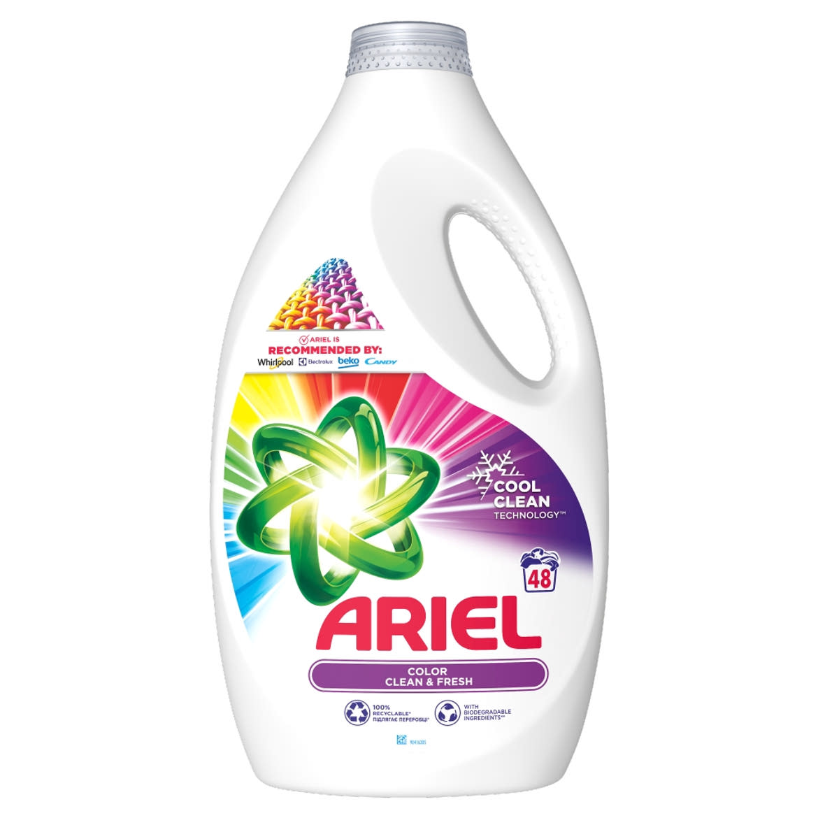 Ariel Folyékony Mosószer, Color Clean & Fresh, 48 mosás