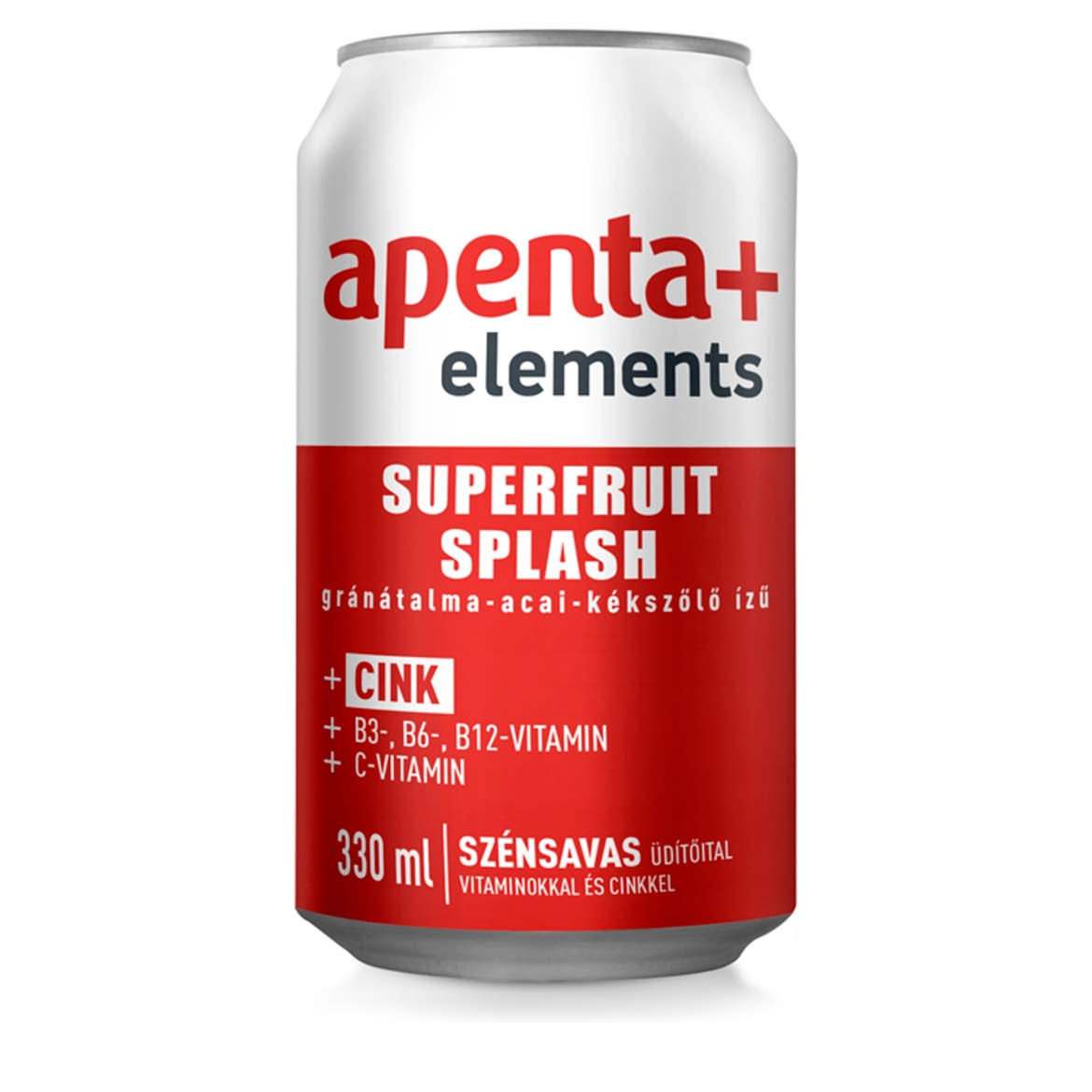 Apenta+ Elements Superfruit Splash gránátalma-acai-kékszőlő ízű szénsavas üdítőital
