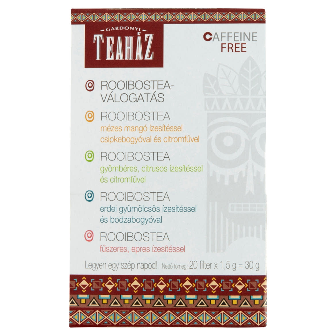 Gárdonyi Teaház rooibostea-válogatás 20 filter