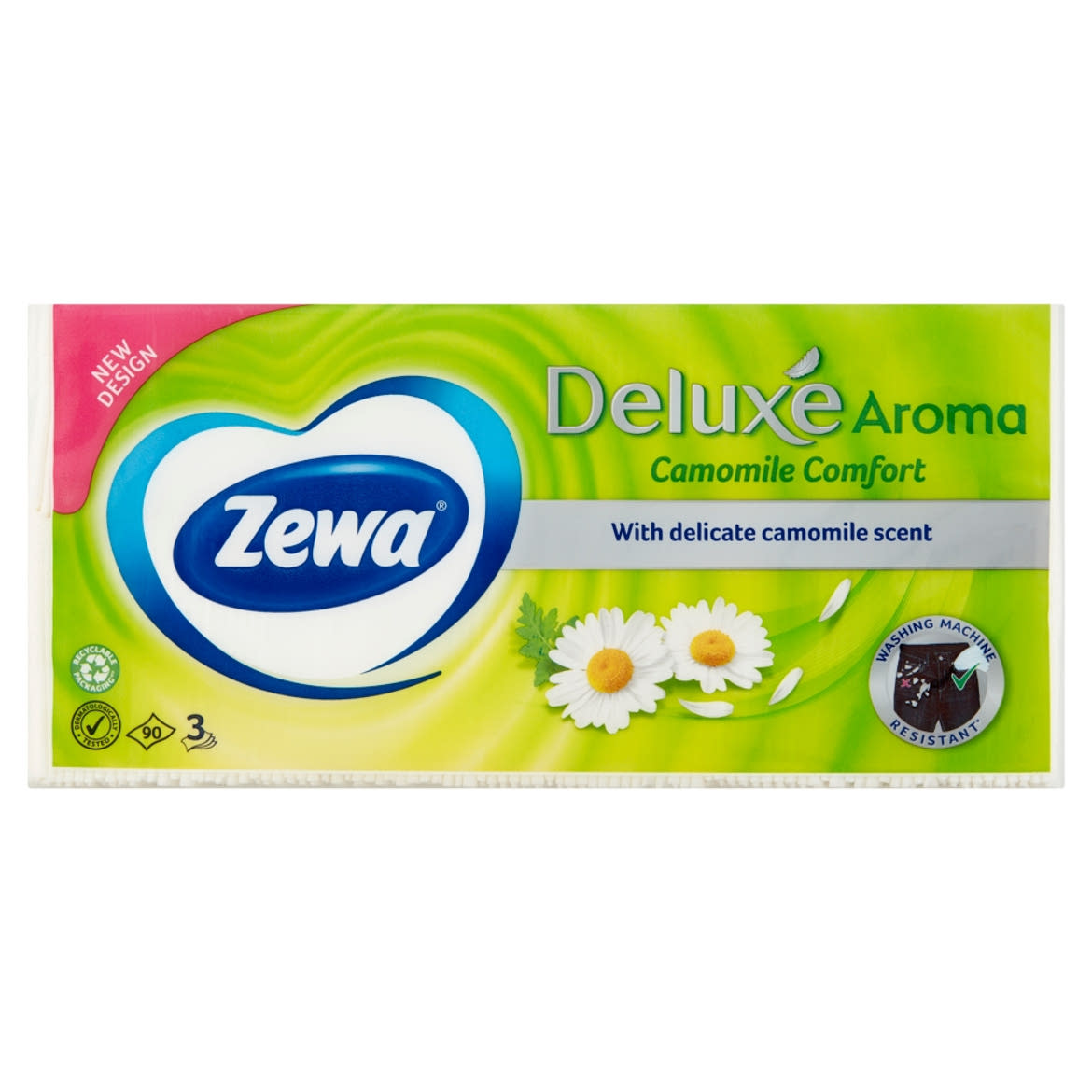 Zewa Deluxe Camomile Comfort illatosított papír zsebkendő 3 rétegű