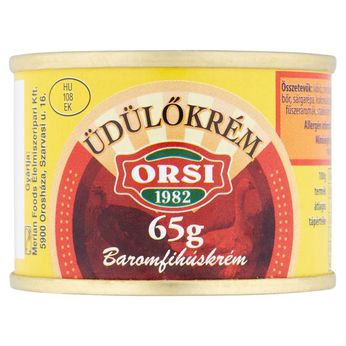 Orsi Üdülőkrém baromfihúskrém