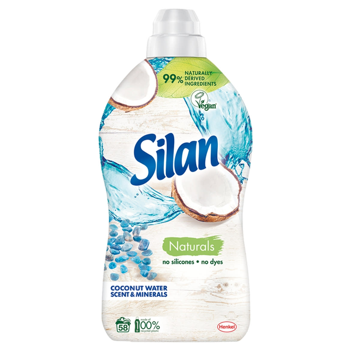 Silan Naturals Coconut Water Scent & Minerals öblítő 58 mosás