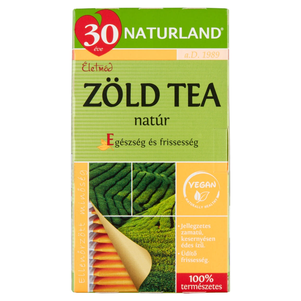 Naturland Életmód natúr zöld tea