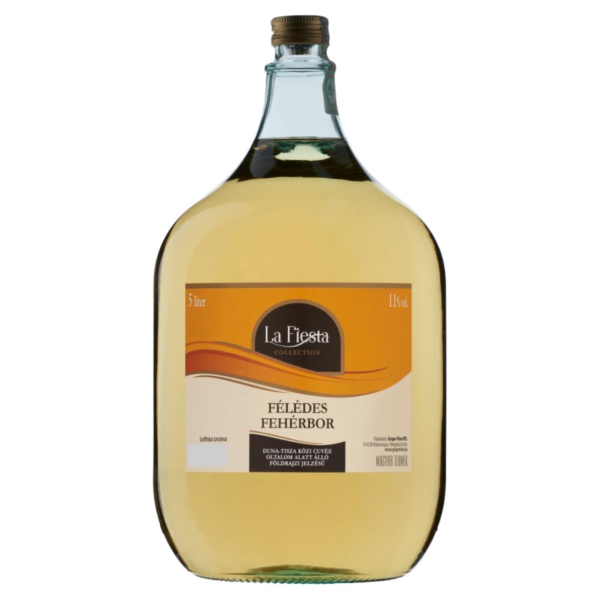 La Fiesta Duna-Tisza közi Cuvée félédes fehérbor 11%