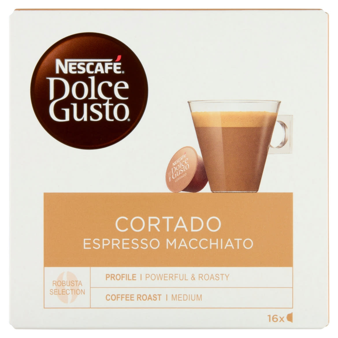 NESCAFÉ Dolce Gusto Cortado Espresso Macchiato tejes kávékapszula