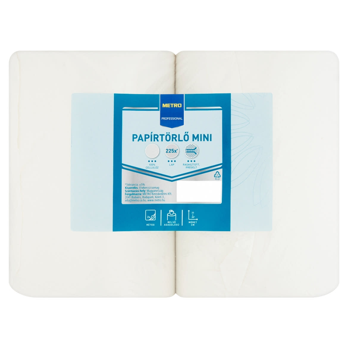 Metro Professional mini papírtörlő 2 rétegű
