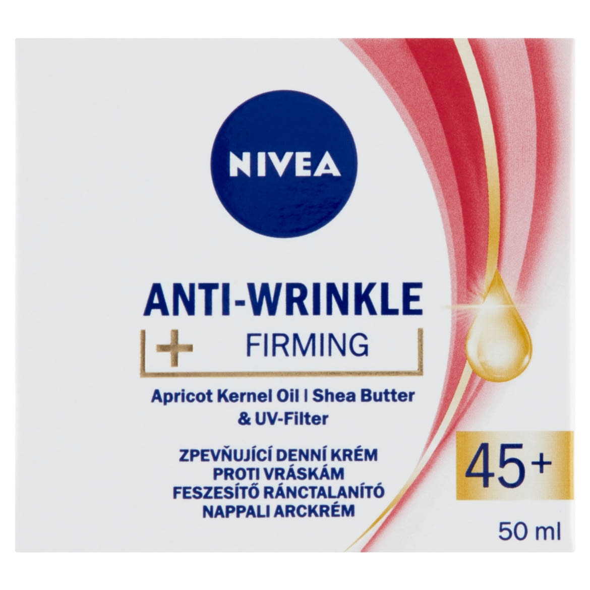 NIVEA Anti Wrinkle 45+ nappali arckrém