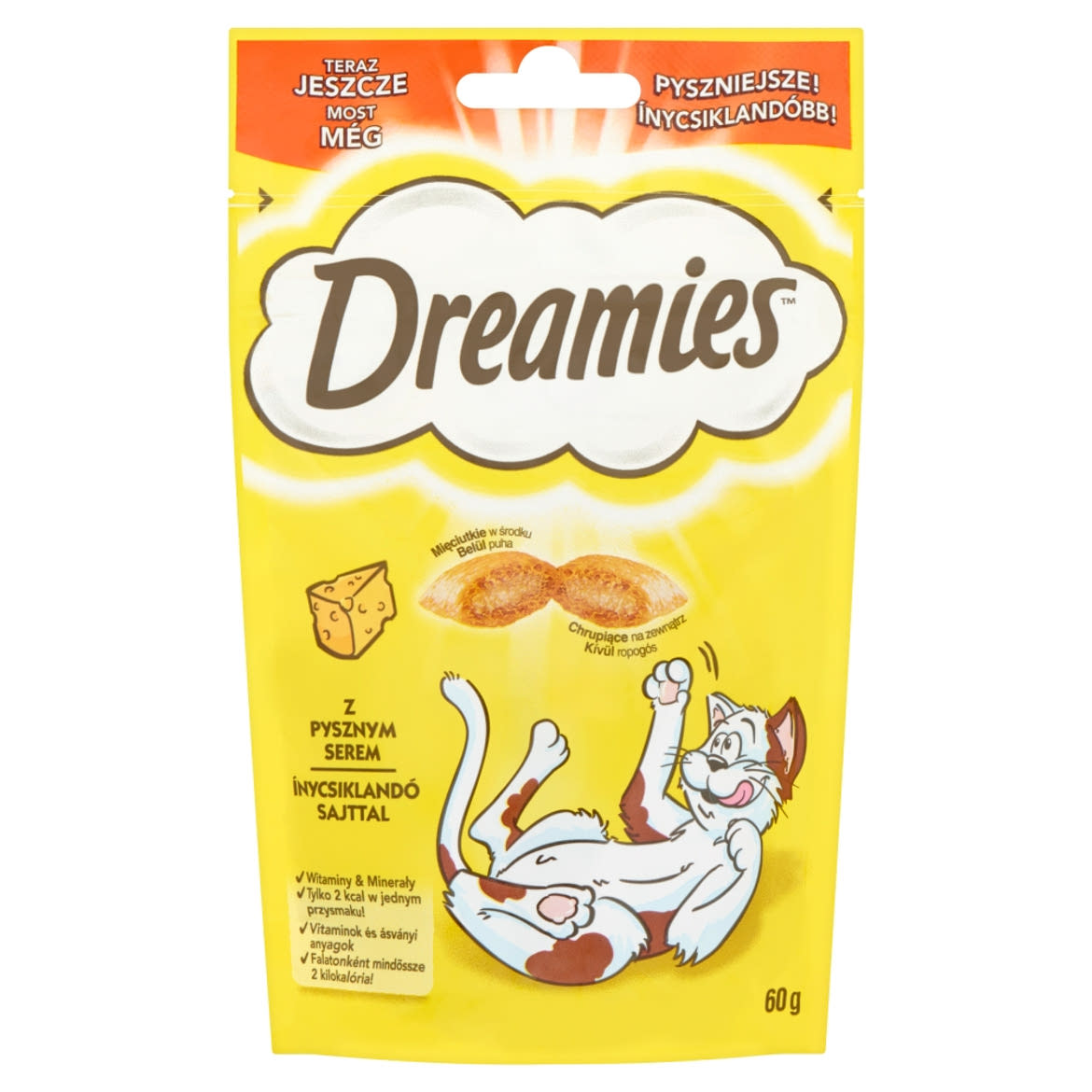 Dreamies jutalomfalat macskák számára sajttal