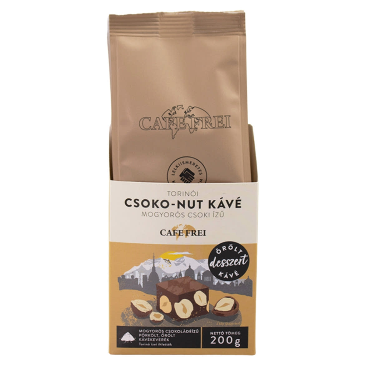 Cafe Frei torinói csoko-nut őrölt kávé