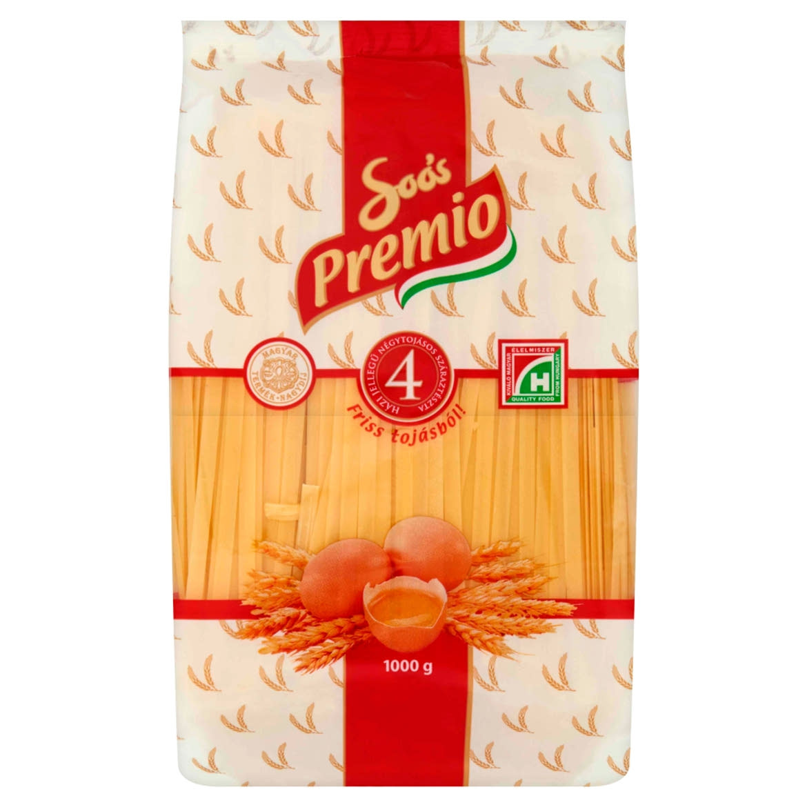 Soós Premio házi jellegű szélesmetélt 4 tojásos száraztészta