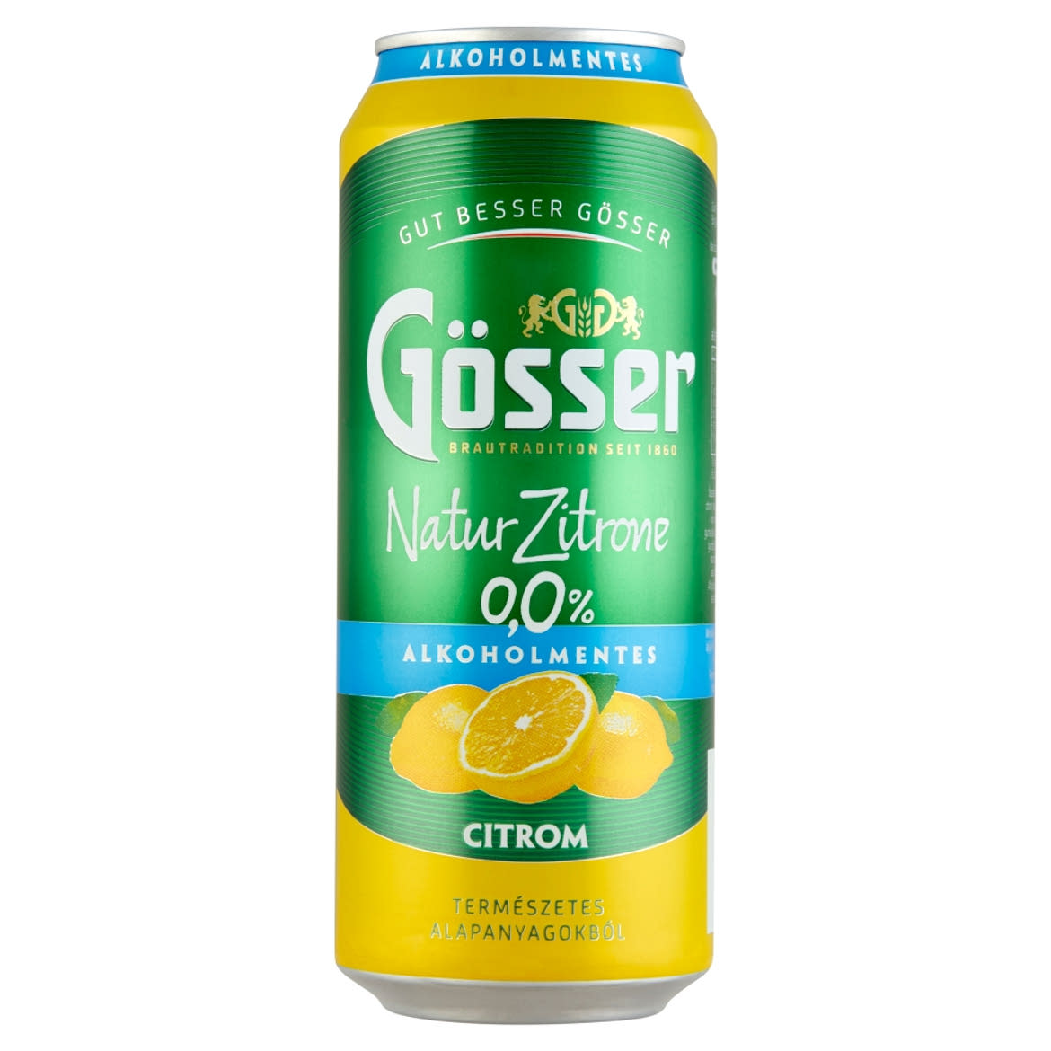 Gösser Natur Zitrone citromos alkoholmentes sörital 0%