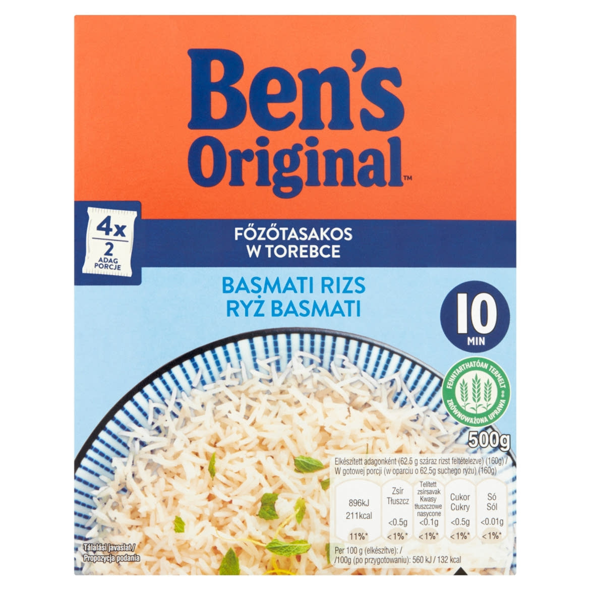 Ben's Original főzötasakos basmati rizs 500 g
