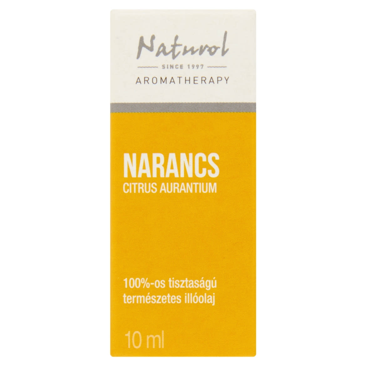 Naturol Aromatherapy 100%-os tisztaságú természetes narancs illóolaj