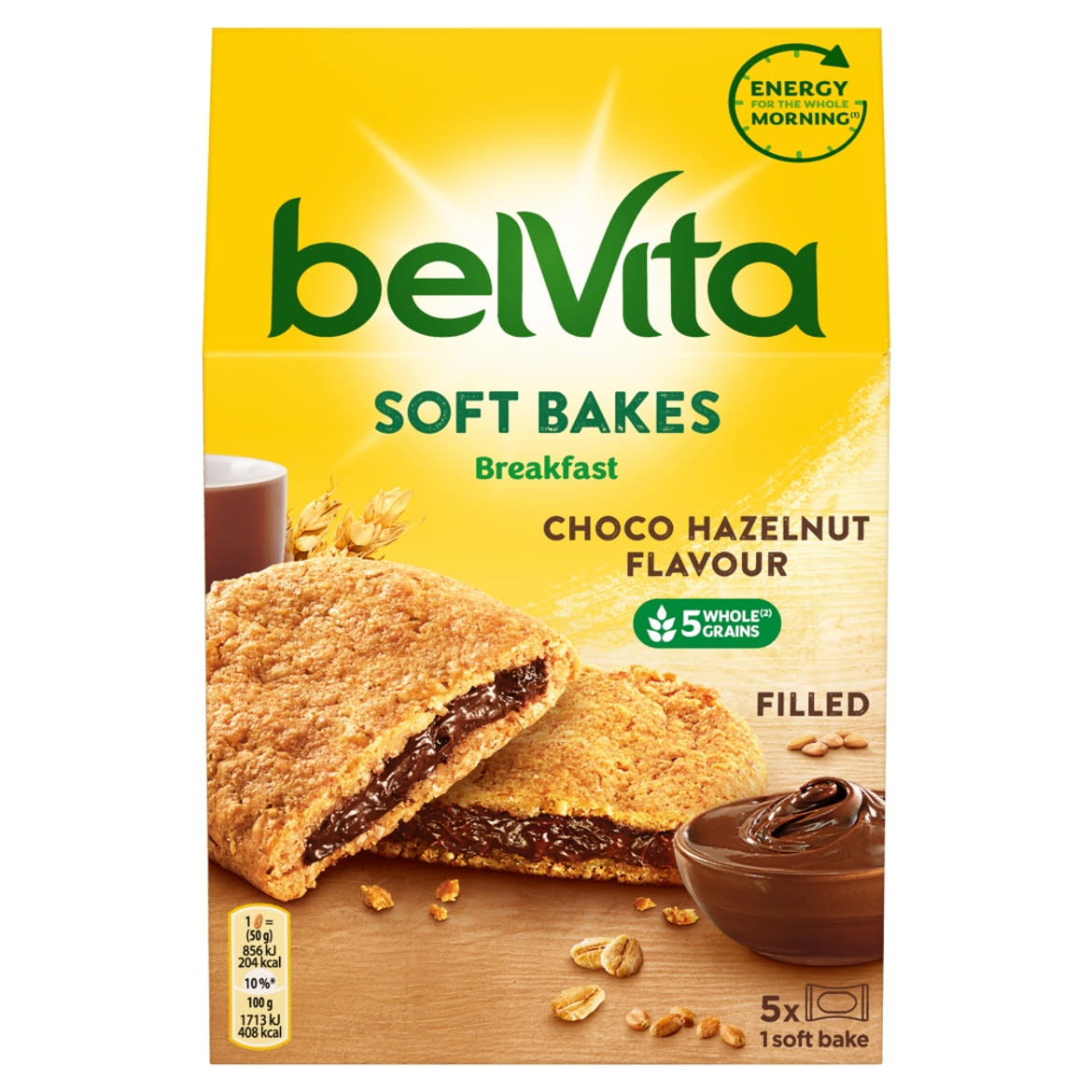 Belvita gabonás omlós keksz mogyorós ízü kakaós töltelékkel