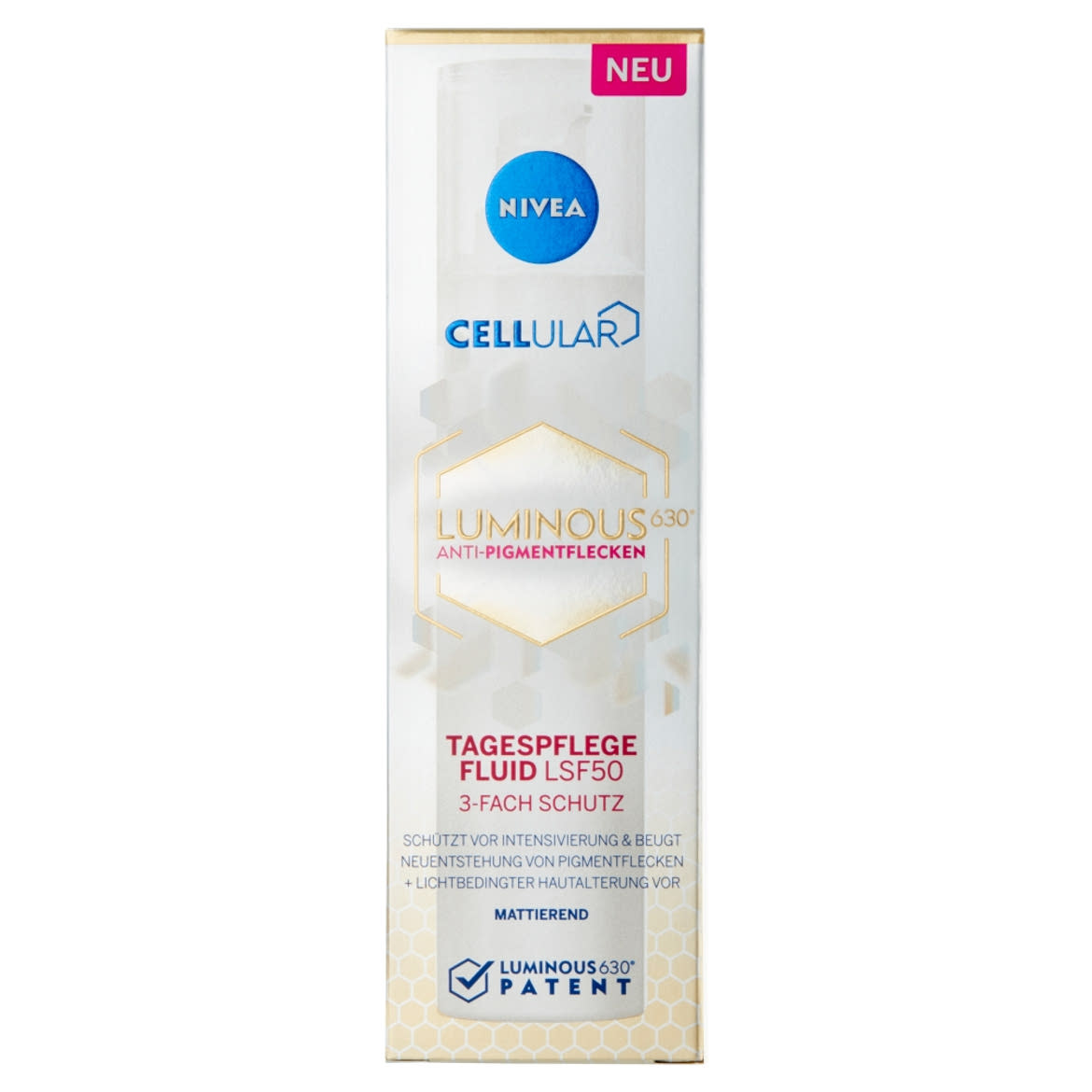 NIVEA Cellular Luminous630® pigmentfoltok elleni nappali krém SPF 50