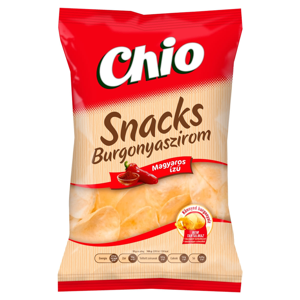 Chio Snacks magyaros ízű hagyományos burgonyaszirom