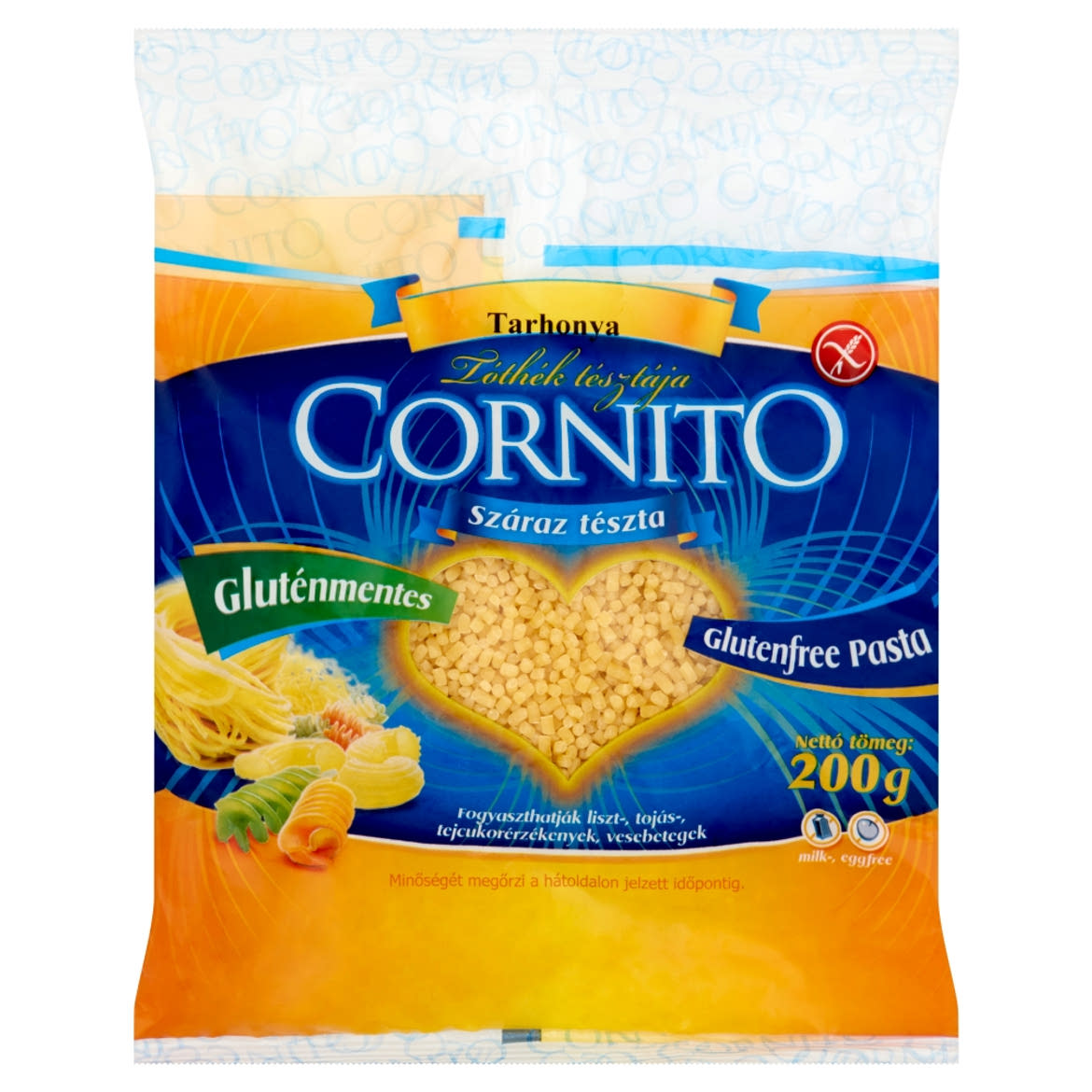 Cornito tarhonya gluténmentes száraztészta
