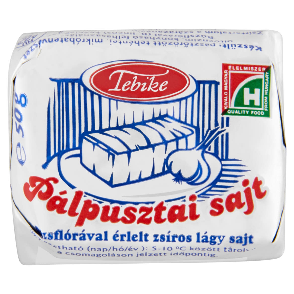 Tebike Pálpusztai zsíros lágy sajt