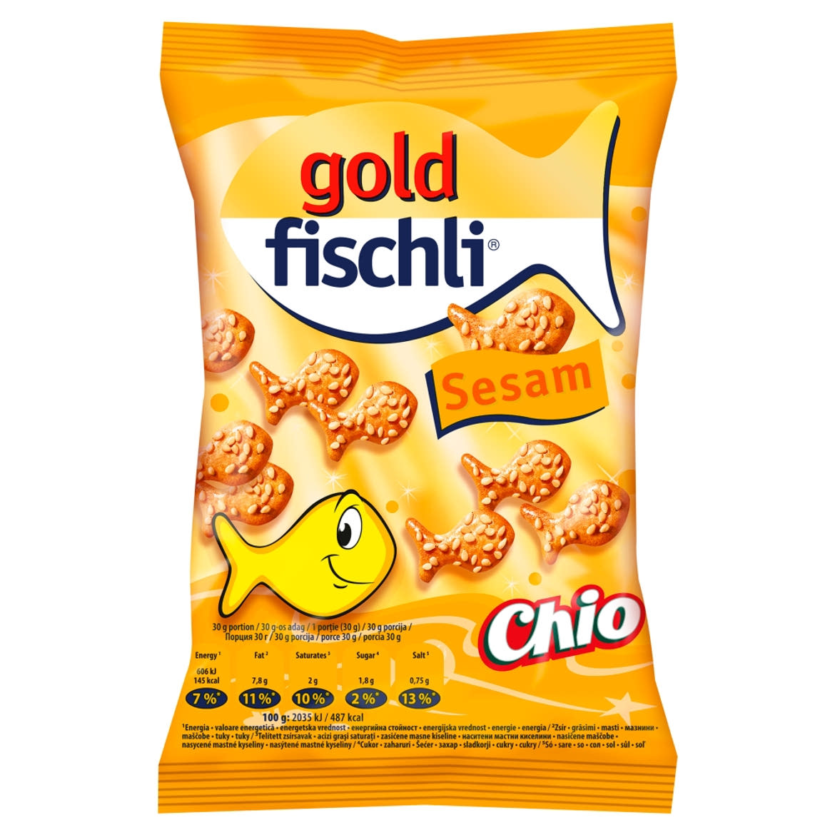 Chio Gold Fischli szezámmagos kréker