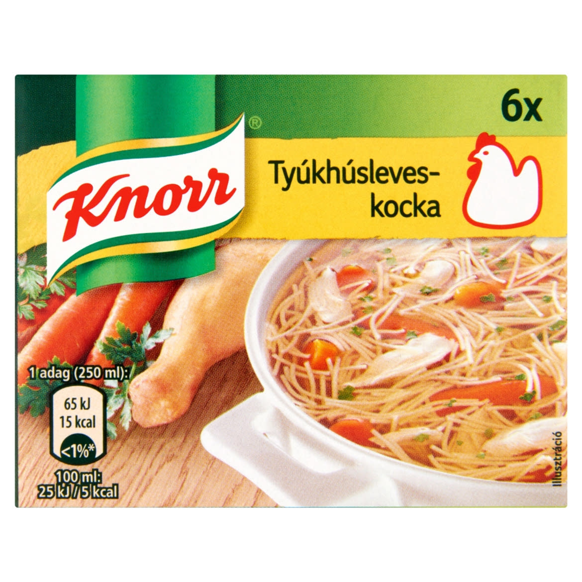 Knorr tyúkhúsleveskocka 6 db
