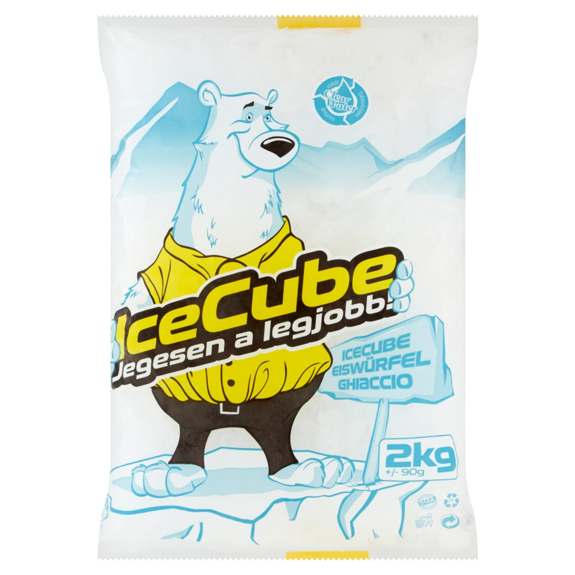 Ice Cube dara formájú jégkockák