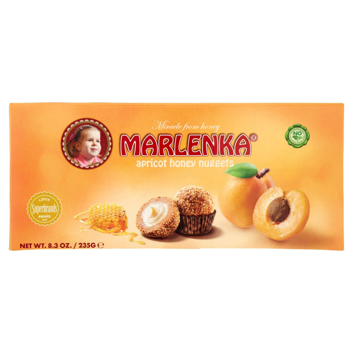 Marlenka sárgabarack méz golyó 235 g