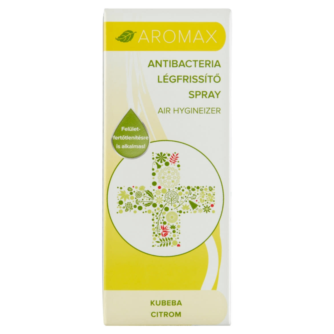 Aromax Antibacteria kubeba-citrom lÃ©gfrissÃ­tÅ‘ spray 20 ml