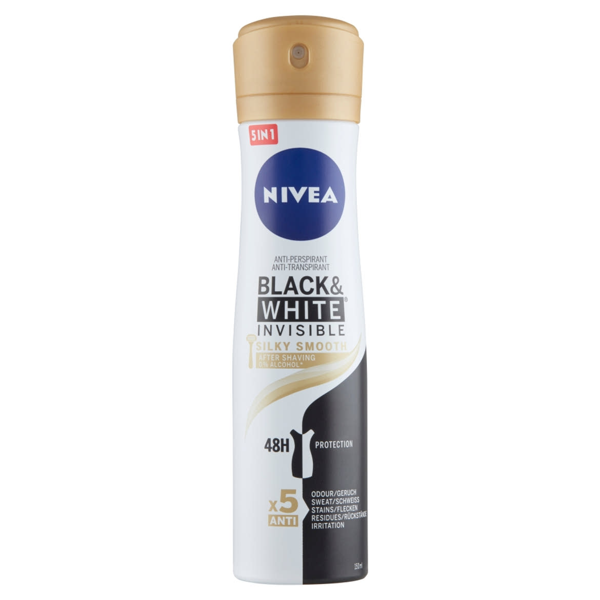 NIVEA Black & White Invisible Silky Smooth deo spray