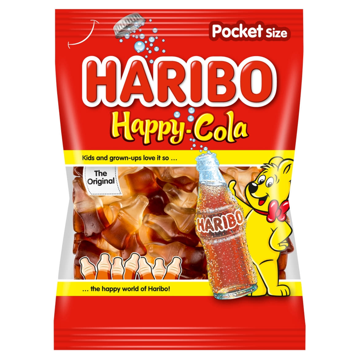 Haribo Happy Cola kólaízű gumicukorka