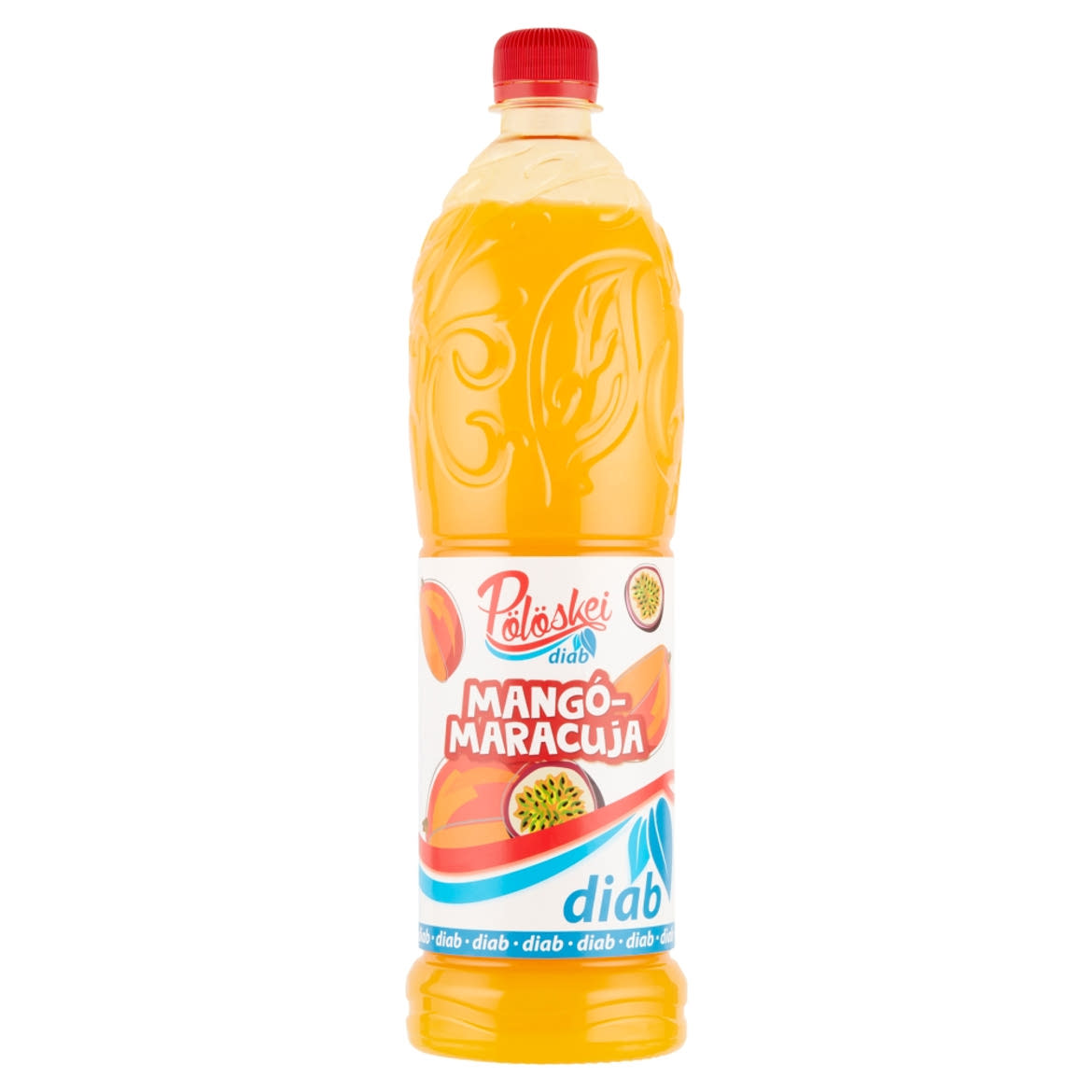 Pölöskei Diab mangó-maracuja ízű szörp édesítőszerekkel