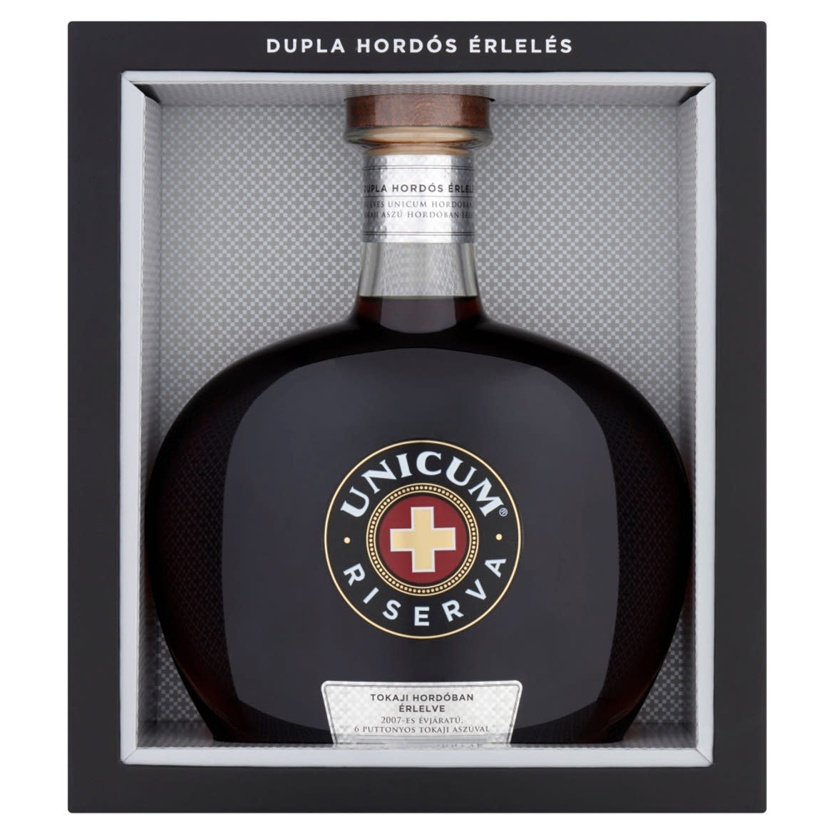 Unicum Riserva gyógynövénylikőr díszdobozban 40%