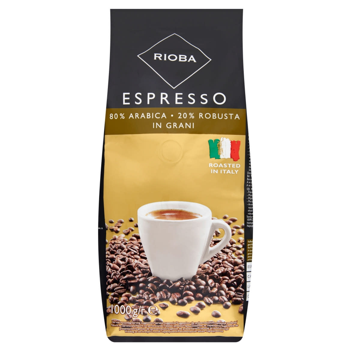 Rioba Espresso pörkölt szemes kávé