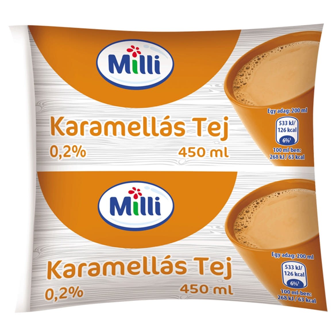Milli Oké! UHT karamellás tej