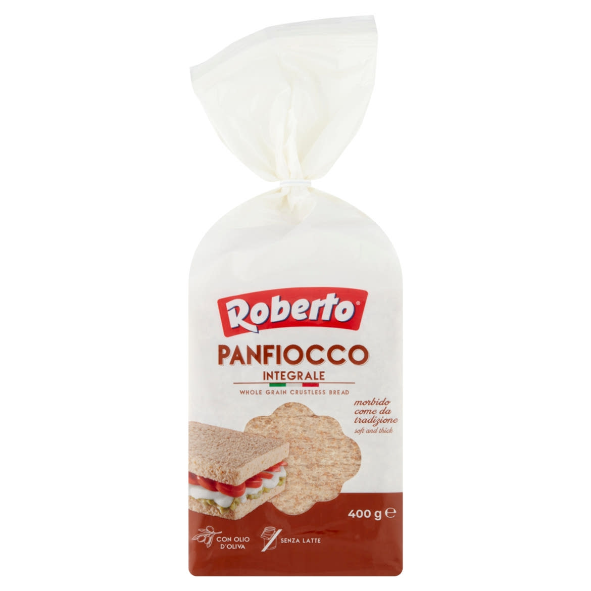 Roberto Panfiocco teljes kiőrlésű lisztből készült kenyér olívaolajjal 400 g