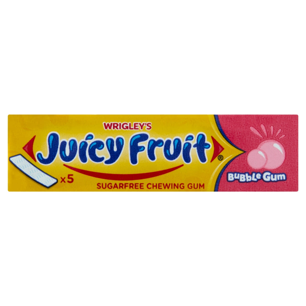 Wrigley's Juicy Fruit gyümölcsízű cukormentes rágógumi édesítőszerrel