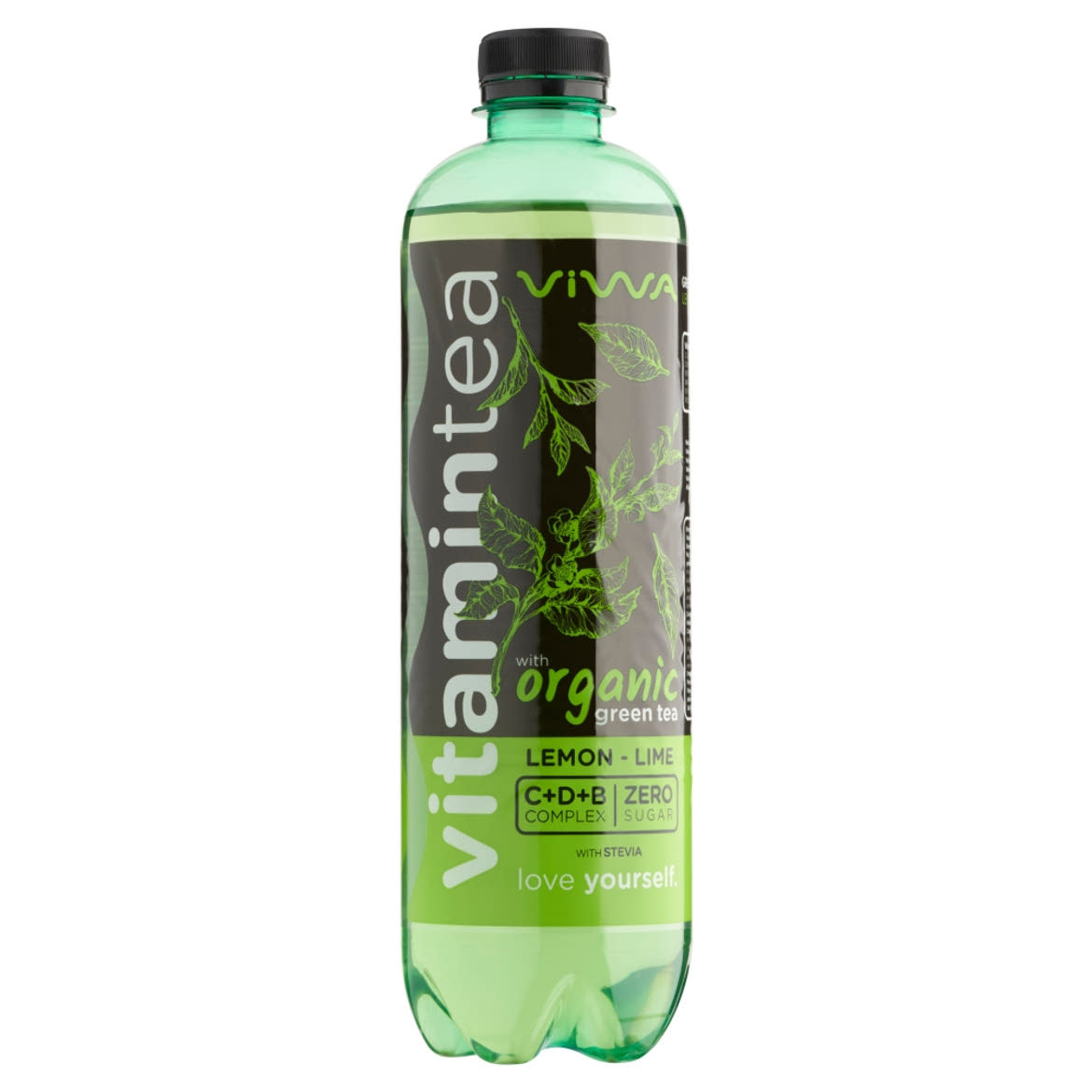 Viwa Vitamintea citrom-lime ízű energiamentes szénsavmentes üdítőital zöld tea kivonattal