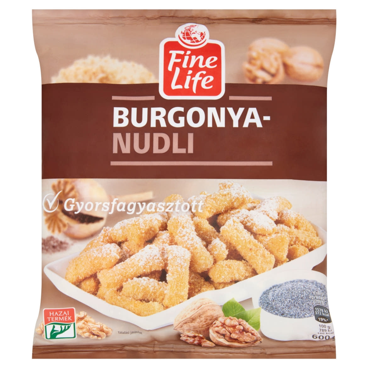 Fine Life gyorsfagyasztott burgonyanudli