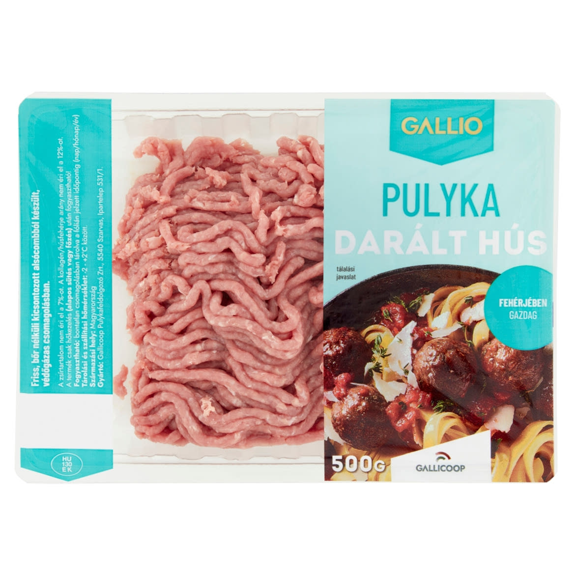 Gallio pulyka darált hús