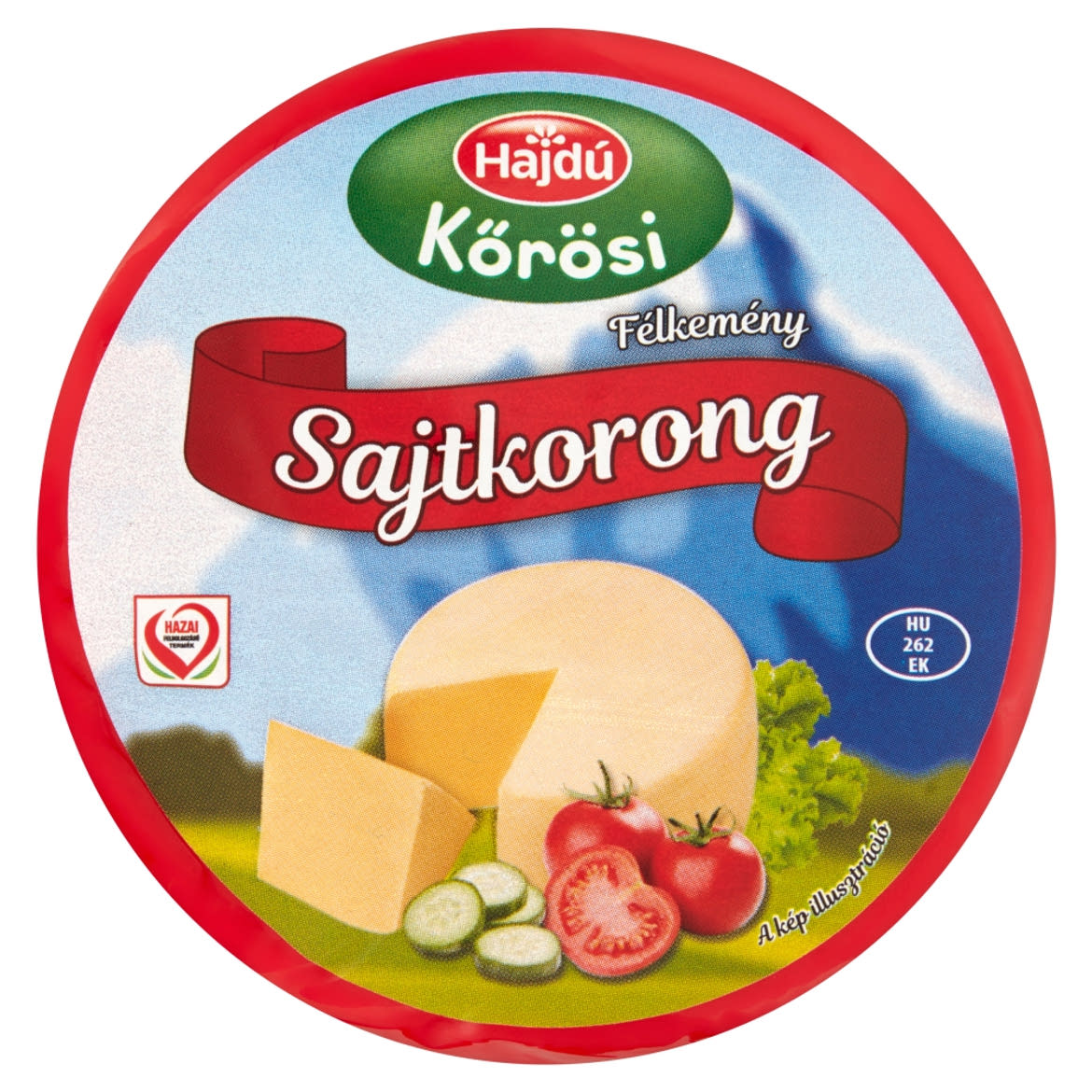 Hajdú Kőrösi félkemény sajtkorong